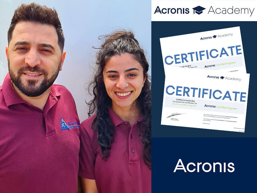 Two New Acronis Certified Engineers at Absolutely PC