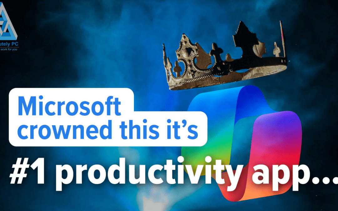 Business professional reviewing Microsoft Copilot features on a Windows 11 screen in a professional office environment evaluating AI productivity tools for regulated firms